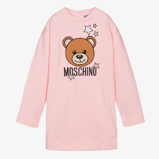 Moschino Kid-Teen-Robe-sweat rose Ado | Childrensalon Outlet