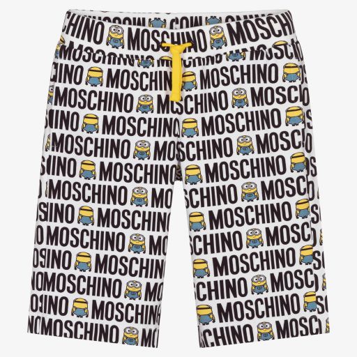 Moschino Kid-Teen-Weiße Teen Minions Shorts | Childrensalon Outlet