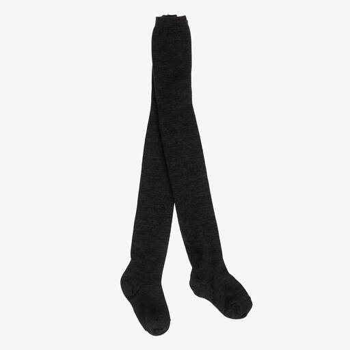 MP-Dark Grey Wool & Cotton Tights | Childrensalon Outlet