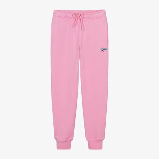 MSGM-Girls Pink Knit Trousers | Childrensalon Outlet
