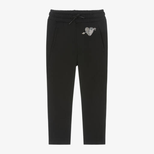 MSGM-Girls Sparkling Heart Joggers | Childrensalon Outlet