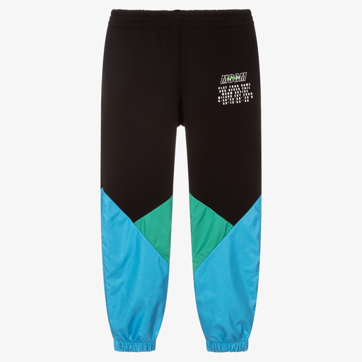 MSGM-Schwarze Teen Jogginghose (J) | Childrensalon Outlet