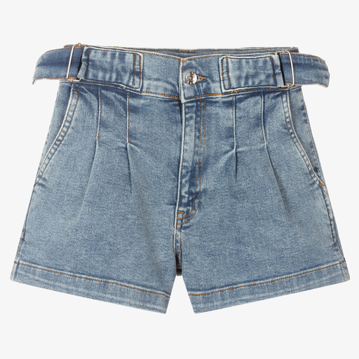 MSGM-Синие джинсовые шорты для девочек-подростков | Childrensalon Outlet
