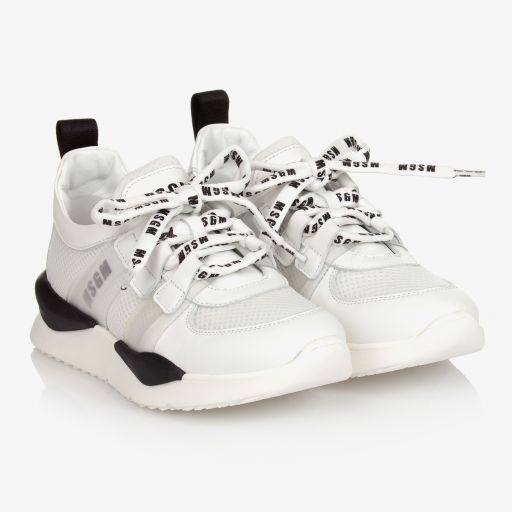 MSGM-Baskets blanches Ado | Childrensalon Outlet