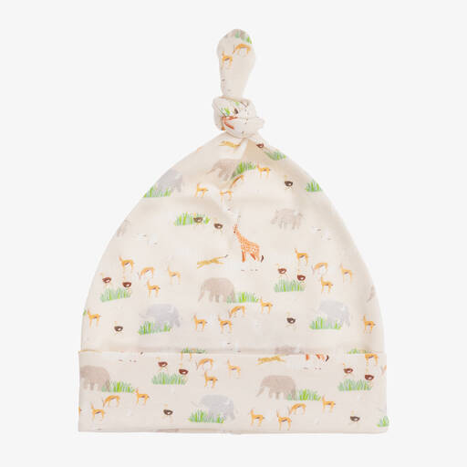 My Little Pie-قبعة قطن سوبيما عضوي لون بيج للأطفال | Childrensalon Outlet