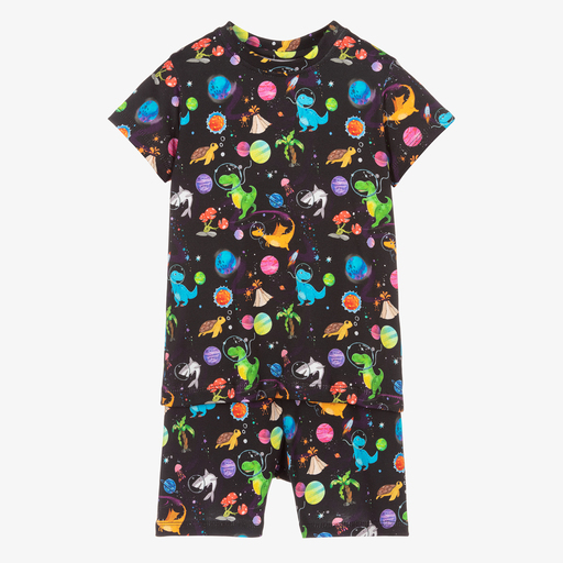 My Little Pie-Black Supima Cotton Pyjamas | Childrensalon Outlet