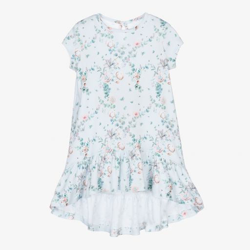 My Little Pie-Blue Supima Cotton Dress | Childrensalon Outlet