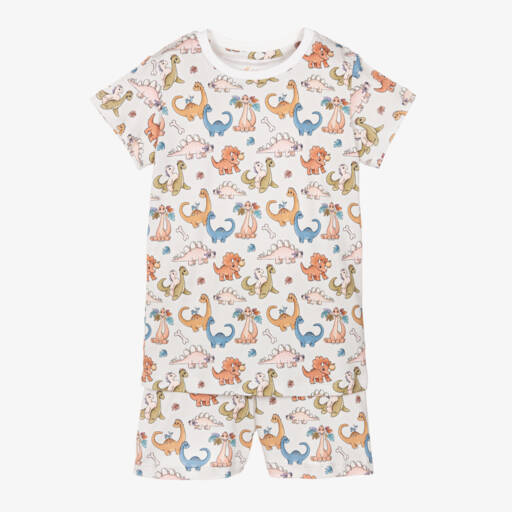 My Little Pie-Boys Grey Dinosaur Cotton Pyjamas | Childrensalon Outlet