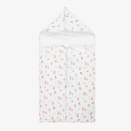 My Little Pie-Boys Ivory Blue Cotton Nest | Childrensalon Outlet