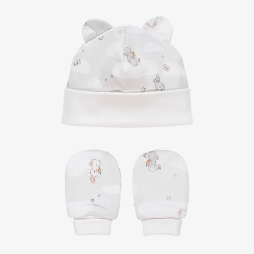 My Little Pie-Bunny-Clouds Hat & Mittens Set | Childrensalon Outlet