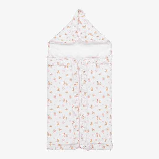 My Little Pie-Girls Ivory Bunny Print Nest | Childrensalon Outlet