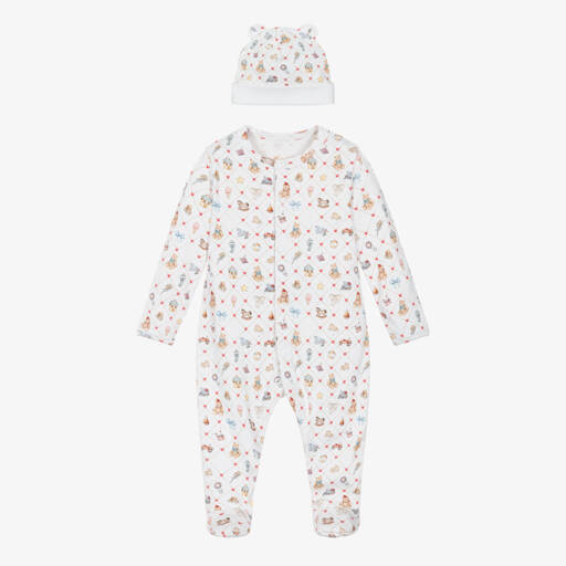 My Little Pie-Girls Ivory Toy Print Babysuit Set | Childrensalon Outlet