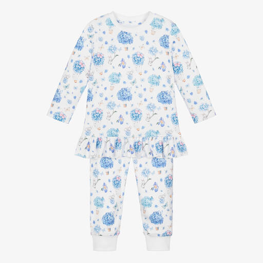My Little Pie-Girls Supima Cotton Hydrangea Pyjamas | Childrensalon Outlet