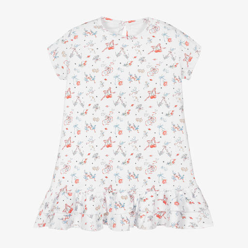 My Little Pie-Girls White Supima Cotton Adele Nightie | Childrensalon Outlet