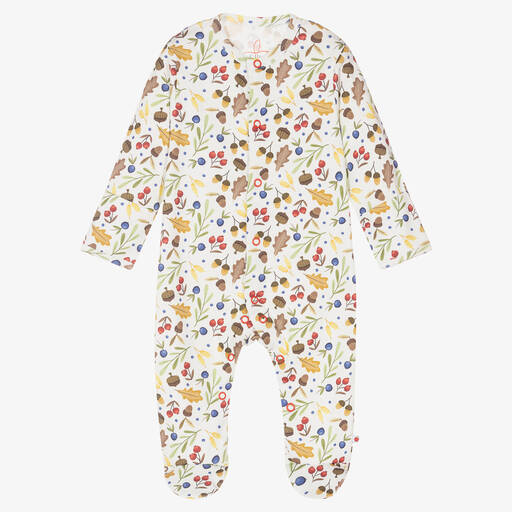 My Little Pie-Ivory Acorns Cotton Babygrow | Childrensalon Outlet