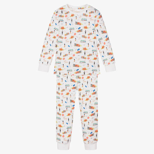 My Little Pie-Ivory Little Train Pyjamas | Childrensalon Outlet