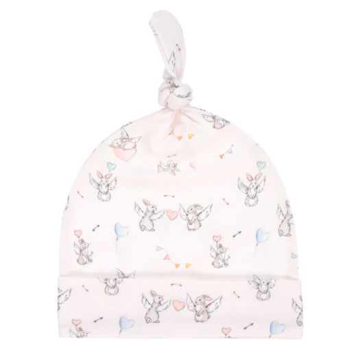 My Little Pie-Pink Bunny Angels Supima Hat | Childrensalon Outlet