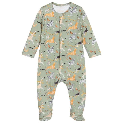 My Little Pie-Supima Cotton Animals Babygrow | Childrensalon Outlet