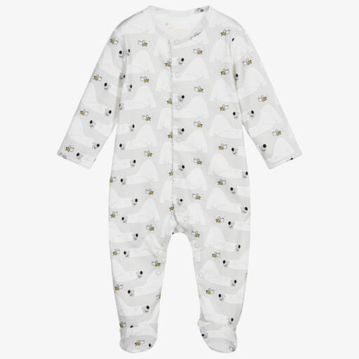 My Little Pie-Supima Cotton Bear Babygrow | Childrensalon Outlet