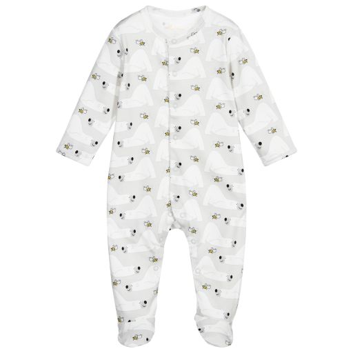 My Little Pie-Supima Cotton Bear Babygrow | Childrensalon Outlet