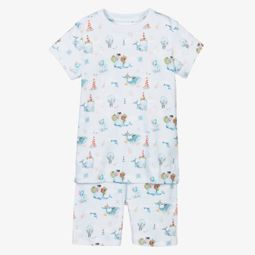 My Little Pie-Supima Cotton Whales Pyjamas | Childrensalon Outlet
