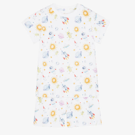 My Little Pie-White Space Short Pyjamas | Childrensalon Outlet