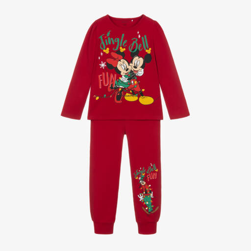 NAME IT-بيجاما بطبعة ديزني قطن لون أحمر | Childrensalon Outlet