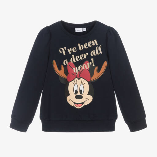 NAME IT-Girls Navy Disney Print Top | Childrensalon Outlet