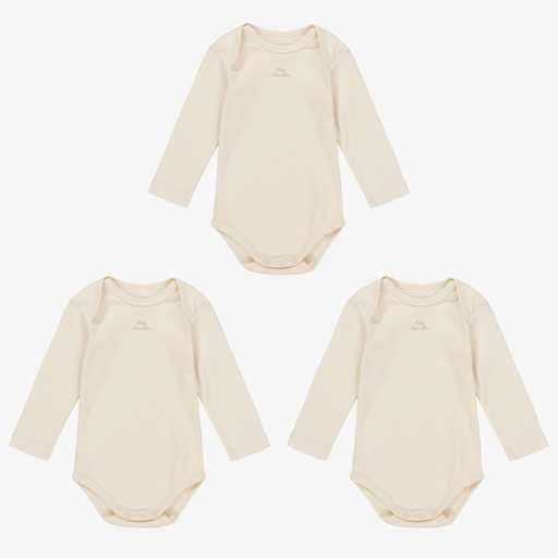 NaturaPura-Ivory Cotton Bodyvests (3 Pack) | Childrensalon Outlet