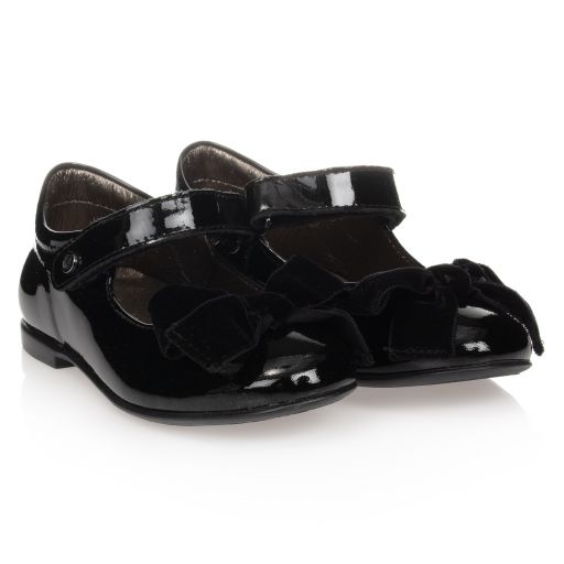 Naturino-Black Patent Leather Shoes | Childrensalon Outlet