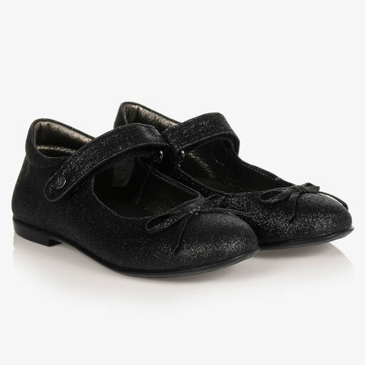 Naturino-حذاء بمب جلد لون أسود للبنات | Childrensalon Outlet