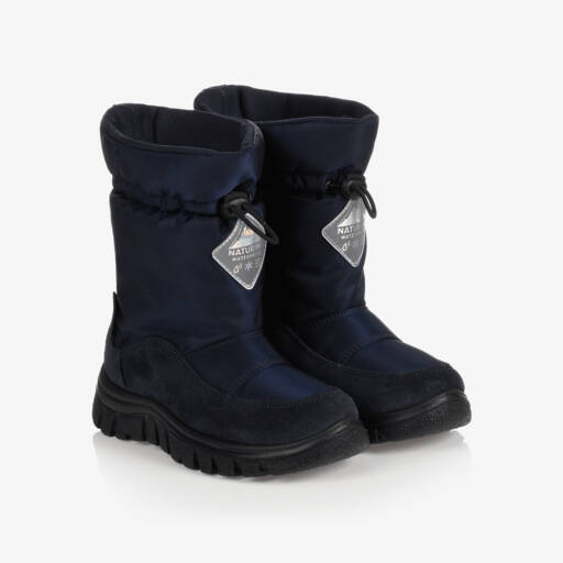 Naturino-Navy Blue Waterproof Boots | Childrensalon Outlet