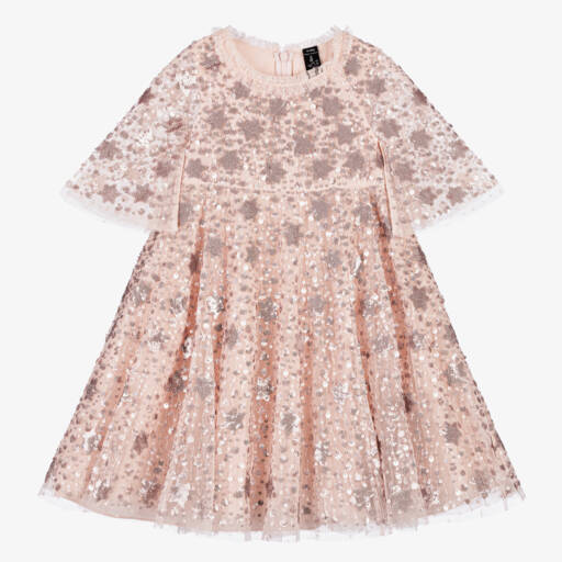 Needle & Thread-Girls Blush Tulle & Sparkle Frock | Childrensalon Outlet