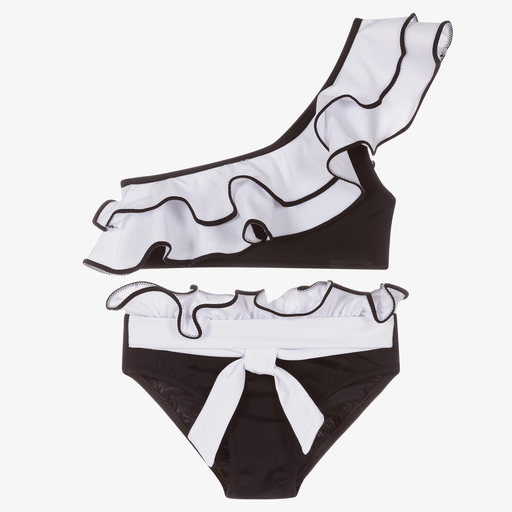Nessi Byrd-Black & White Bikini (UV50) | Childrensalon Outlet