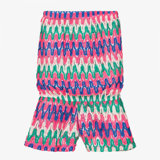 Nessi Byrd-Girls Crochet Lace Beach Jumpsuit | Childrensalon Outlet