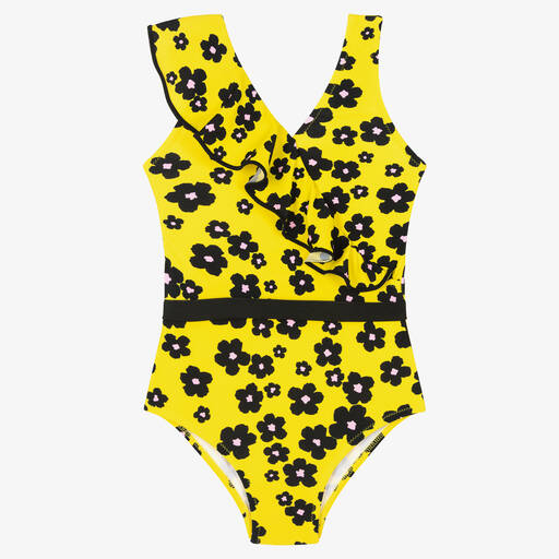 Nessi Byrd-Girls Yellow Swimsuit (UV30) | Childrensalon Outlet