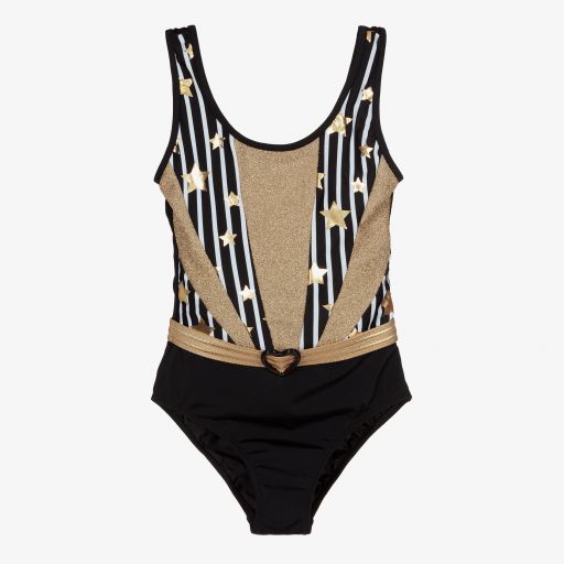 Nessi Byrd-Maillot de bain noir Ado (UV 50) | Childrensalon Outlet