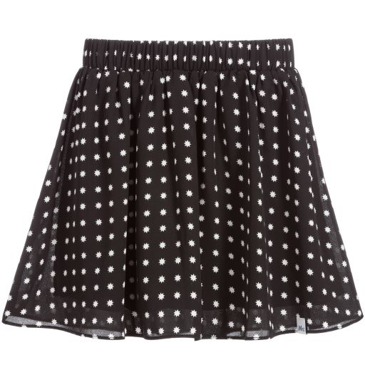 NIK&NIK-Black Crêpe Chiffon Skirt | Childrensalon Outlet