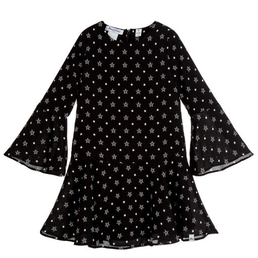 NIK&NIK X BEAUTYNEZZ-Black Viscose Dress | Childrensalon Outlet