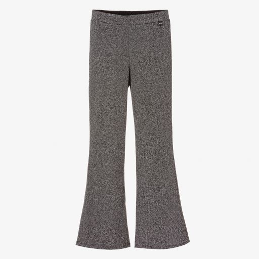 NIK&NIK-Girls Black & Silver Trousers | Childrensalon Outlet