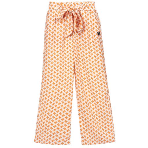 NIK&NIK-Оранжевые брюки из крепа | Childrensalon Outlet