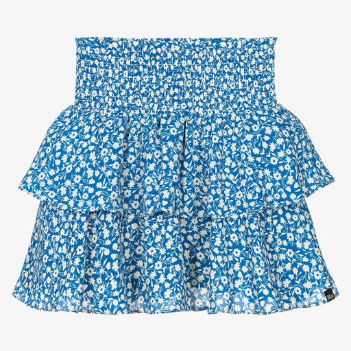NIK&NIK-Jupe bleue à fleurs Ado | Childrensalon Outlet