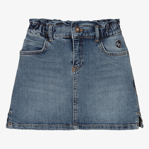 NIK&NIK-Blauer Teen Jeansrock mit Waschung | Childrensalon Outlet