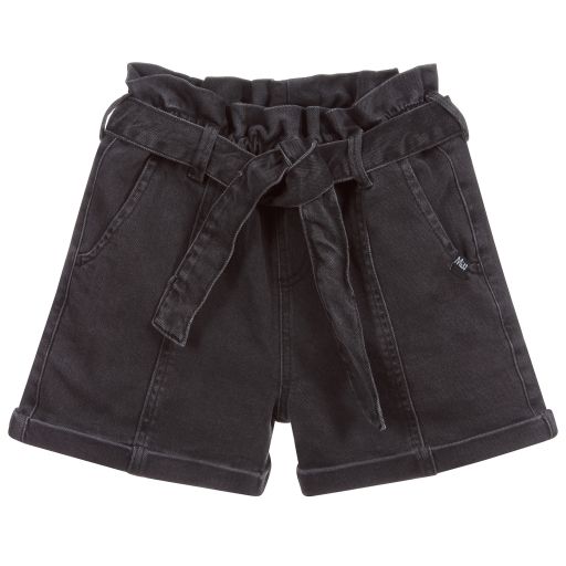 NIK&NIK-Teen Girls Black Denim Shorts | Childrensalon Outlet