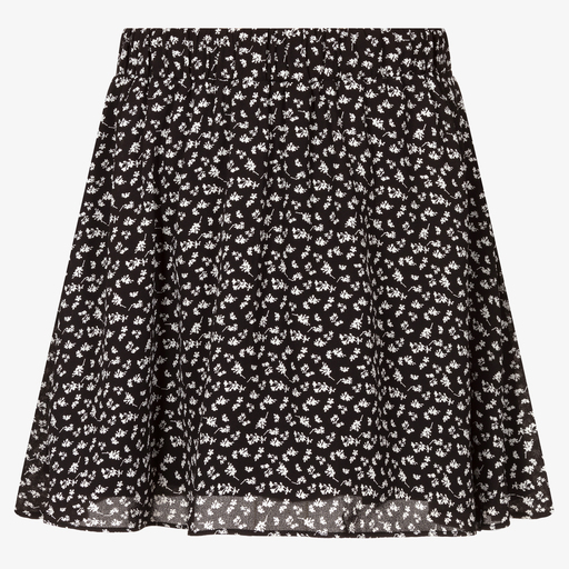 NIK&NIK-Teen Girls Black Floral Skirt | Childrensalon Outlet
