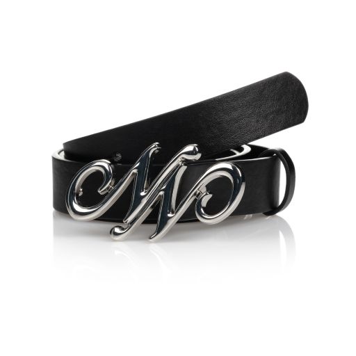 NIK&NIK-حزام جلد صناعي لون أسود للبنات | Childrensalon Outlet