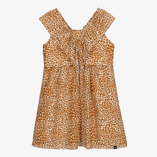 NIK&NIK-Braunes Teen Leoparden-Kleid | Childrensalon Outlet