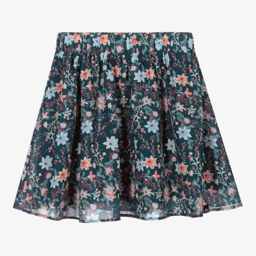 NIK&NIK-Teen Girls Green Floral Skirt | Childrensalon Outlet