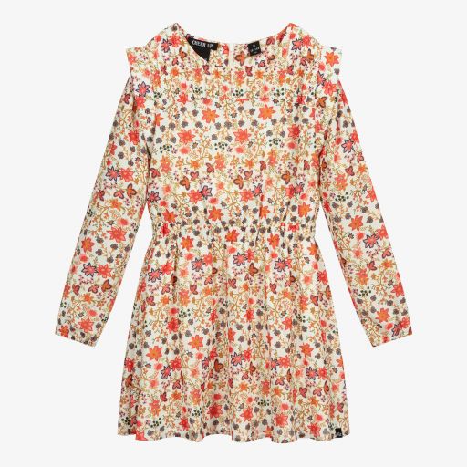 NIK&NIK-Teen Girls Red Floral Dress | Childrensalon Outlet