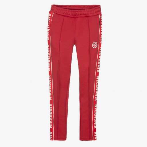 NIK&NIK-Teen Girls Red Logo Joggers | Childrensalon Outlet